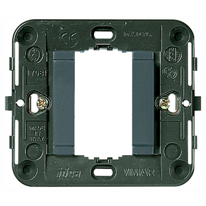 Vimiar Idea Wall <b>Plate</b> 17031 Black Plastic Mounting Frame Made In Italy - Product Image 1