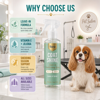 Spray Conditionnant pour Chien Favorisant la Perte de Poils, Sans Rinçage, Enrichi en Vitamine E et Huile de Jojoba, 100ml Format Voyage Pratique OEM