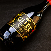 Étiquettes autocollantes personnalisées pour bouteilles de vin et de bière avec logo imprimé holographique et estampage doré, emballage adhésif