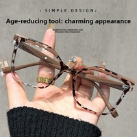 Lunettes presbyopes à monture carrée tendance, imprimé léopard, pour hommes et femmes, nouvelle arrivée, haut de gamme, anti-lumière bleue
