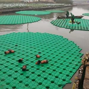 Île <span class=keywords><strong>flottante</strong></span> écologique en plastique pour la plantation aquatique et l'aménagement paysager des jardins aquatiques - Product Image 2