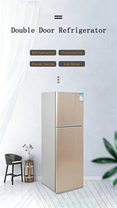 Réfrigérateur à congélateur supérieur RONCHI 110L, réfrigérateur intelligent pour la maison, double porte, combiné, réfrigérateur <span class=keywords><strong>encastrable</strong></span> / congélateur ménager - Product Image 6