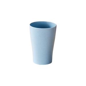 Wheat <b>Straw</b> Drinking <b>Cup</b> 4-Piece Set Stackable Design For Household Kids Student Use Solid Color - Product Image 3