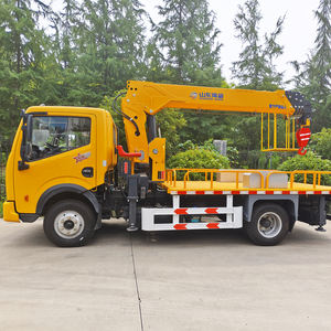 Camion-grue de transport chinois télécommandé, capacité de levage 10 tonnes, camion-benne mobile 6x4 avec grue - Product Image 1
