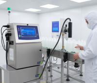 Imprimante d'étiquettes à jet d'encre continu automatique NASCENCE avec écran tactile haute performance pour une productivité élevée