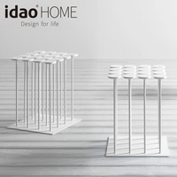 Porte-revues design d'art en métal, table basse moderne, présentoir et comptoir, 1 pièce
