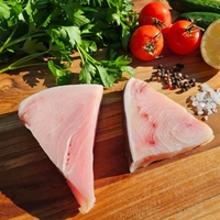 Filet de poisson-sabre IQF FD de haute qualité, pêche sauvage en mer, surgelé, portion de filet épaisse entière, SG, approvisionnement en vrac pour l'exportation alimentaire