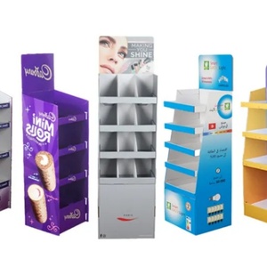 Wholesale Supermarket Free Standing Floor Corrugated Cardboard <b>Display</b> <b>Racks</b> Custom Logo PP Material for Retail Store - Product Image 5