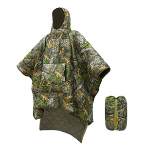 Poncho Térmico Portátil DF, Capa Impermeable, Manta Pequeña para Acampar, Saco de Dormir de Camuflaje para Exteriores - Product Image 1