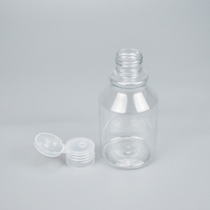 Transparent Pet Flip Top Bottle 150ml Cylinder Shape <b>Plastic</b> Packaging Bottle With 24mm <b>Cap</b> For General Use - Product Image 4