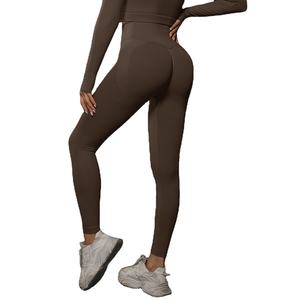 Leggings Cellulite Pêche Butt Yoga Pantalon Taille Haute Fitness Leggings Femmes Workout Push Up v <span class=keywords><strong>dos</strong></span> Yoga Leggings - Product Image 2