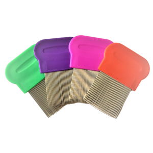 Peigne à puces long anti-dérapant avec logo personnalisé Aiguilles rainurées en plastique classiques en acier inoxydable pour le contrôle des tiques des <span class=keywords><strong>poux</strong></span> des <span class=keywords><strong>poux</strong></span> et des lentes Confortable - Product Image 2