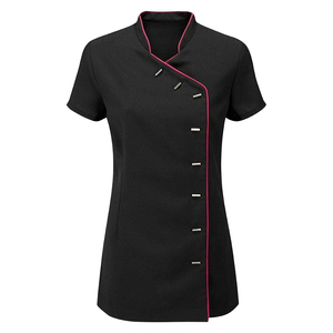 Uniforme de beauté pour femmes, design personnalisé Yuhong, haute qualité, pour salon de coiffure, salon de manucure, spa, tissu tissé, prix d'usine - Product Image 2