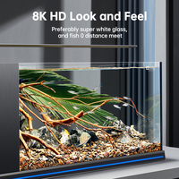 YEE Aquarium de Bureau en Verre Ultra Clair Personnalisé pour la Décoration, avec Accessoires d'Aquarium – Vente en Gros