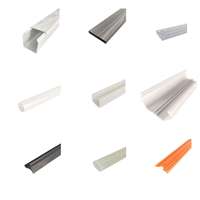Profilés en PVC modernes et écologiques pour cadres en plastique, sur mesure, brillants, pour la construction, profilés en PVC extrudés, profilés rigides et souples en PVC