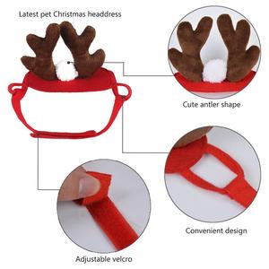 Suministros navideños <span class=keywords><strong>para</strong></span> mascotas, horquilla <span class=keywords><strong>para</strong></span> perro, gato, astas, diadema, sombrero <span class=keywords><strong>para</strong></span> perro, accesorios <span class=keywords><strong>para</strong></span> mascotas, venta al por mayor - Product Image 2