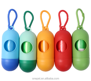 Dispensador de bolsas para excrementos de perro en forma de pastilla, dispensador de bolsas de basura para limpieza de mascotas - Product Image 5