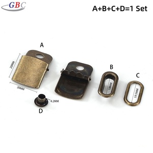 Nhà Máy Trực Tiếp Bán Buôn Cổ Điển Clip 4 Phần Thép Không Gỉ Khóa Dây Đeo Dây Đeo Có Thể Điều Chỉnh Clip Khóa Thân Thiện Với Môi Bóng Chày - Product Image 3