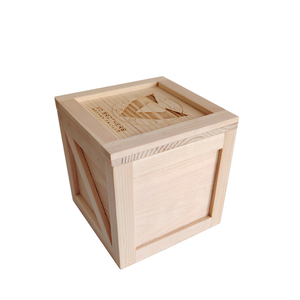 Eco-friendly Handmade Pine <b>Wood</b> Gift Boxes Personalized Laser Engraving Craft Packaging Solutions Miniature <b>Crate</b> Gifts/ - Product Image 1