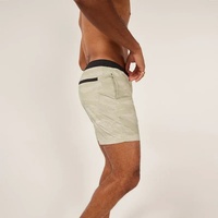 Shorts de course pour hommes, taille haute, en maille, doublés, grande taille, avec effet froncé aux fesses, 2-en-1, 4 pouces, pour l'été et les adultes