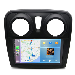 Autoradio Android per Renault <span class=keywords><strong>Dacia</strong></span> <span class=keywords><strong>Sandero</strong></span> 2012-2020 con Schermo Touch, Stereo Auto, Lettore Video GPS, Carplay Wireless, BT, FM, USB - Product Image 1