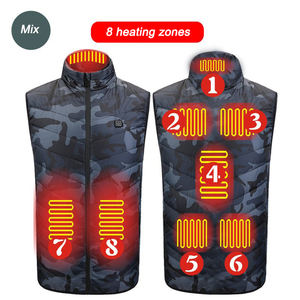 Gilet invernale senza maniche con imbottitura e gilet termico ricaricabile a batteria elettrica lavabile termica USB per <span class=keywords><strong>donna</strong></span> e <span class=keywords><strong>donna</strong></span> - Product Image 2