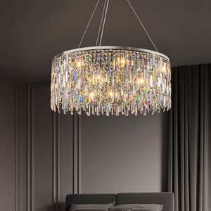 Modern Luxury Italian Bedroom <b>Lighting</b> Fixture K9 Crystal Chandelier for <b>Living</b> Room Hall Cross-Border Import From Zhongshan - Product Image 2