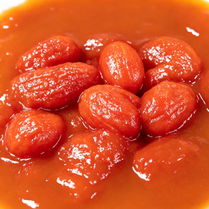 Tomates Frescos Pelados con Aroma a Hierbas, Ideales para Cocina Italiana, con Albahaca - Product Image 1