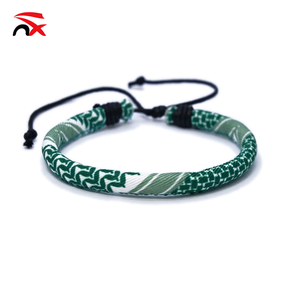 Cadeaux originaux Bracelet Palestine Multicolore Mode Fait main en tissu Femmes Hommes Bracelets Keffiyeh réglables - Product Image 5