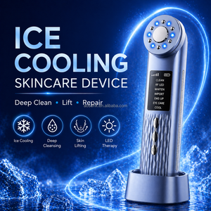 เครื่องนวดหน้า OEM แบบชาร์จได้ ร้อน-เย็นอเนกประสงค์ ช่วยยกกระชับผิวหน้า - Product Image 2