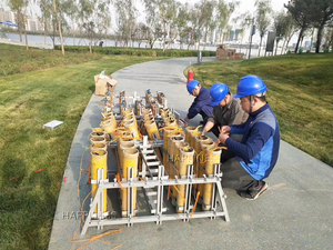 Hạnh Phúc 6 inch 25 Shot sắt pháo hoa Rack hiển thị cho sợi thủy tinh vữa Ống vữa <span class=keywords><strong>Launcher</strong></span> - Product Image 3