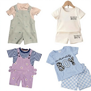 Conjuntos de Ropa de Verano para Niños Profit King, Camiseta Polo de Manga Corta y Pantalones Cortos, Ropa Casual para Niños, Venta al Por Mayor - Product Image 1