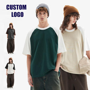 Camiseta de alta calidad 100% algodón para hombre, venta al por mayor, personalizada con impresión de logotipo, 300 gsm, lisa, con cuello redondo, para hombre. - Product Image 1