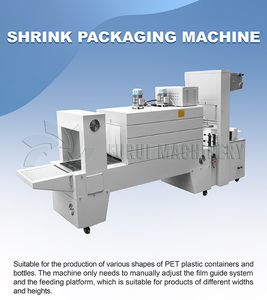 Fully Automatic Heat <b>Shrink</b> Film Packaging Machine for Beverage Carton & Gift Box L-Type Sealing & Cutting 220V 460kg - Product Image 2