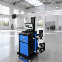 Machine d'alignement de roues 3D portable de type cabine, haut de gamme, industrielle, pour l'entretien des pneus de véhicules, modèles mondiaux disponibles