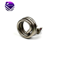 Élément chauffant tubulaire électrique personnalisé BRIGHT 120V 800W diamètre 8mm SUS304