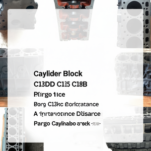 Bloque de Cilindros C13B C13D C15 C18B para Piezas de Motor de Camiones de Carga de Larga Distancia - Product Image 1