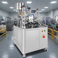 Machine de remplissage pneumatique semi-automatique pour tubes et bouteilles en acier inoxydable 304 pour produits cosmétiques, chimiques, eau, plastique, papier