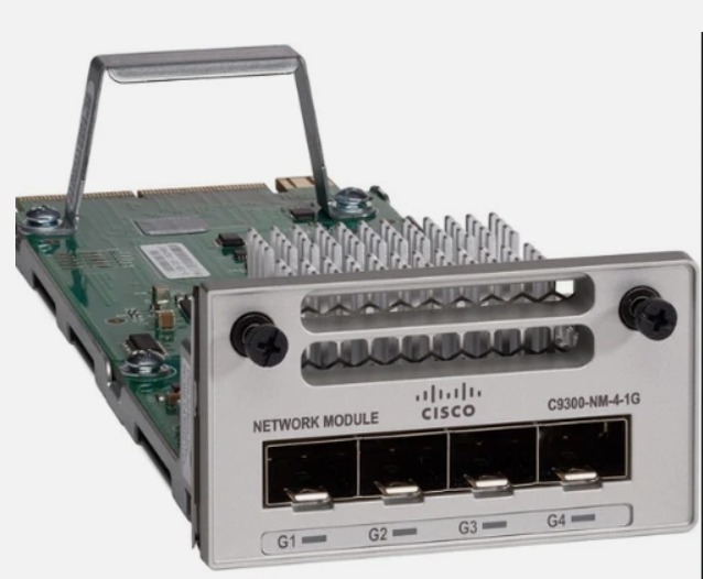 Cisco Brand-new Genuine Product C9300-NM-4G Catalyst 9300 4 X 1GE Network Module, Spare