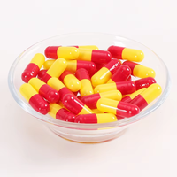 Capsules vides en HPMC à enrobage entérique avec couleur et logo personnalisés, plusieurs tailles disponibles pour l'emballage de poudres