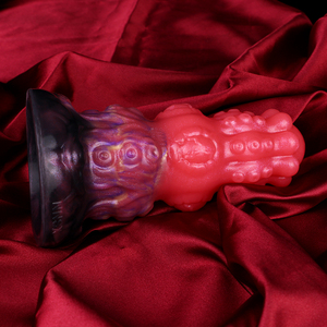2025 Fantasy Silicone Anal <strong>Plug</strong> Red Monster Style <strong>Butt</strong> <strong>Plug</strong> with Texture Design for Men and Women Wholesale - Product Image 1