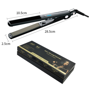 Plancha <span class=keywords><strong>de</strong></span> <span class=keywords><strong>pelo</strong></span> <span class=keywords><strong>de</strong></span> hierro plana <span class=keywords><strong>de</strong></span> cerámica profesional con <span class=keywords><strong>tela</strong></span> resistente al calentamiento plancha plana <span class=keywords><strong>de</strong></span> <span class=keywords><strong>pelo</strong></span> liso con pantalla LCD - Product Image 5