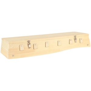 Caja de Moxibustión en Forma de S Du Meridian, Dispositivo de Calentamiento Espinal de Madera, Herramienta de Terapia de Masaje para la Salud - Product Image 1