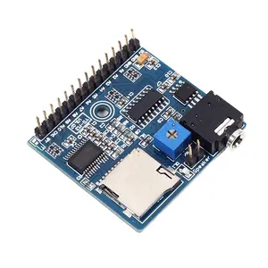 Serial Port Control Voice Module Trigger Playback SD/TF Inserir Cartão USB para Baixar MP3 Voice Player Module