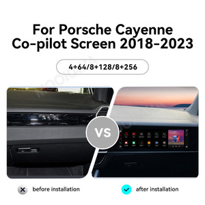 Hot bán 15.0 inch giải trí phía sau màn hình cho Porsche Cayenne 2018 2023 tựa đầu màn hình Android 13 hệ thống HDMI connerction - Product Image 2