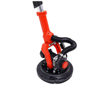 Ponceuse à cloisons sèches 900W à longue portée de 210 mm avec perche pliable et système d'aspiration des poussières intégré