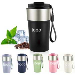 Custom Logo Hotcold <b>Thermal</b> Flask 17oz Smart <b>Mug</b> Temperature Display Stainless Steel Tumbler Cups Set Modern <b>Coffee</b> <b>Mug</b> Black - Product Image 1