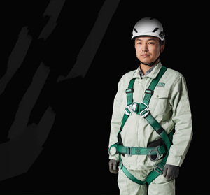 Ceinture de harnais de sécurité à boucle de poitrine de style course à cinq points pour le travail à haute altitude - Product Image 3