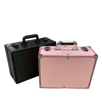 Boîte de maquillage miroir LED intelligente professionnelle miroir de beauté boîte de maquillage extérieure Portable pour les voyages d'affaires