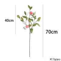 Groothandel 4-koppige kunstmatige zijden pioenrozen takken pioenrozenknoppen groen blad landelijke stijl huis hotel tafeldecoratie kunstbloemen stelen
